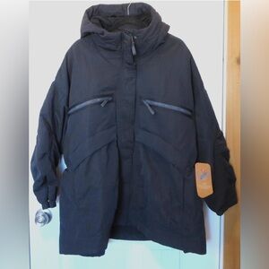 New Free People Movement Billie Boxy Insulated Lightweight Jacket in Black M/L